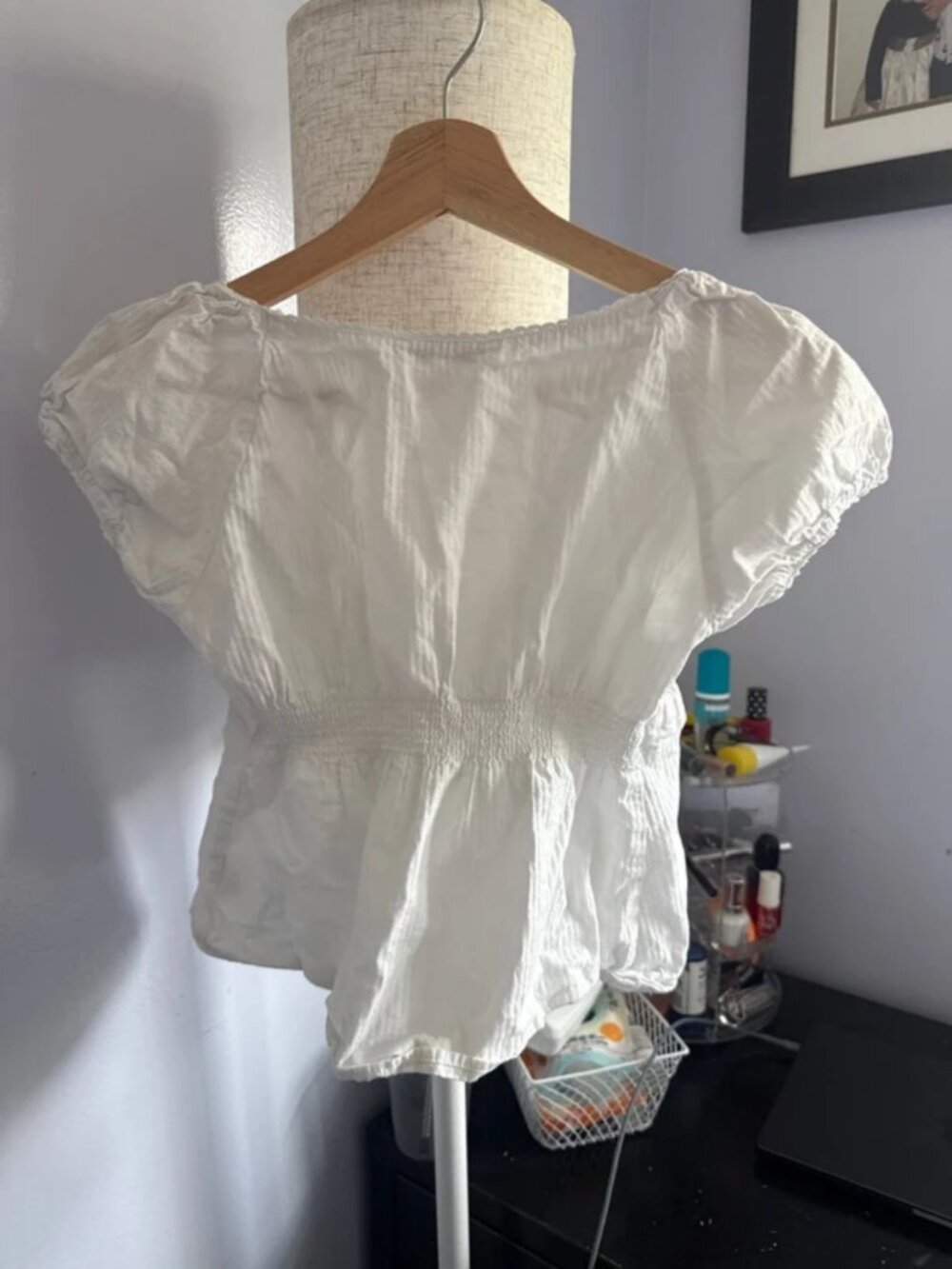 Brandy white baby doll top - Picture 2 of 3